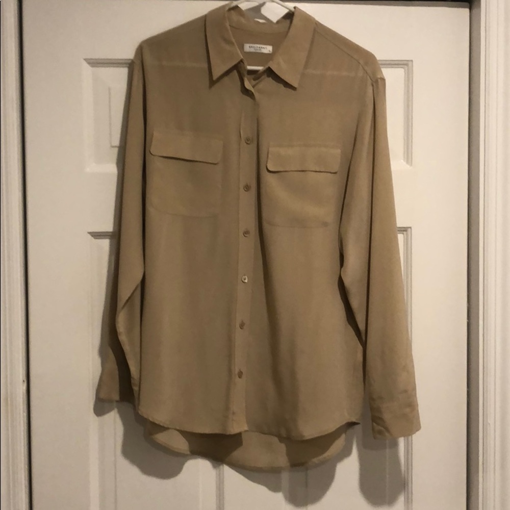 Equipment Signature Button Down Blouse